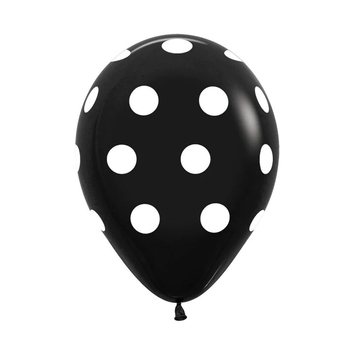 R-12 INF POLKA BLANCO F NEGRO