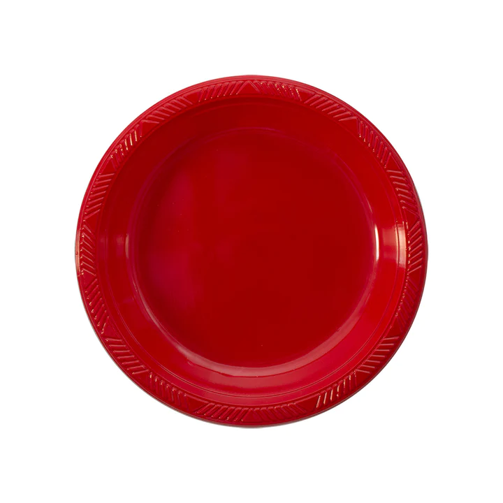 PLATO DELUXE 6” ROJO X 10