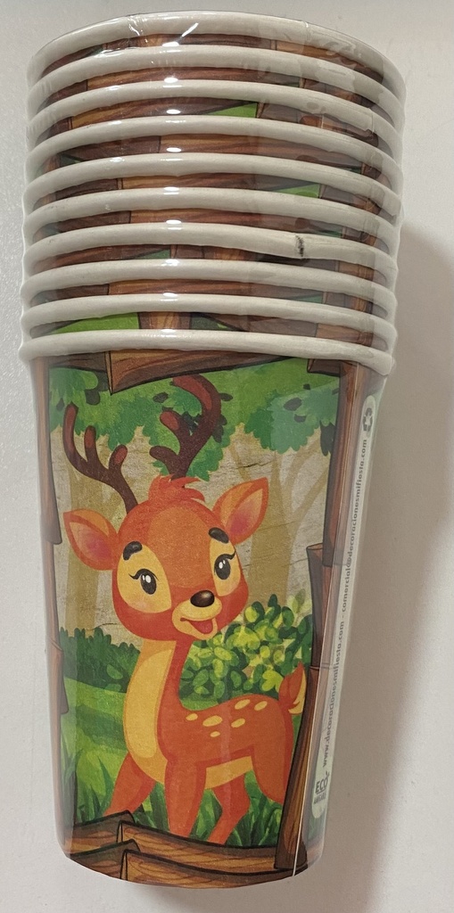 VASO ANIMALES SELVA X 10