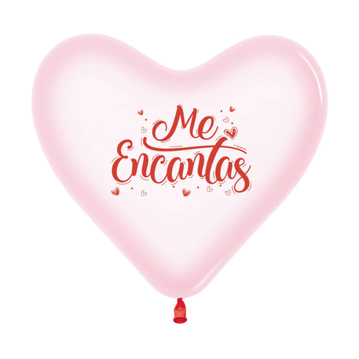 [GLOBOS] C-12 IMP ME ENCANTAS CP ROSADO x12 