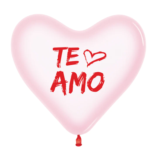 [GLOBOS] C-12 IMP TE AMO MODERNO CP ROSADO