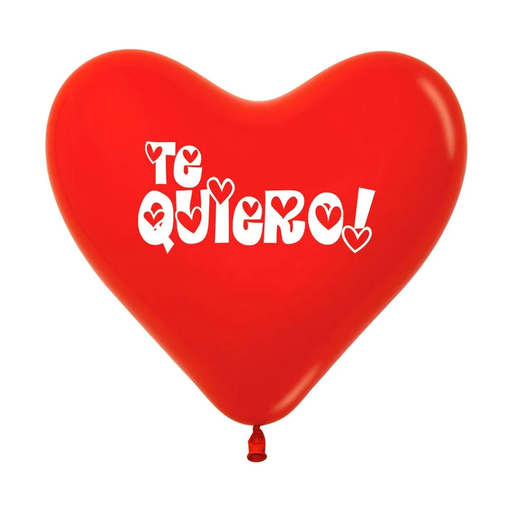 [GLOBOS] C-12 IMP TE QUIERO F ROJO