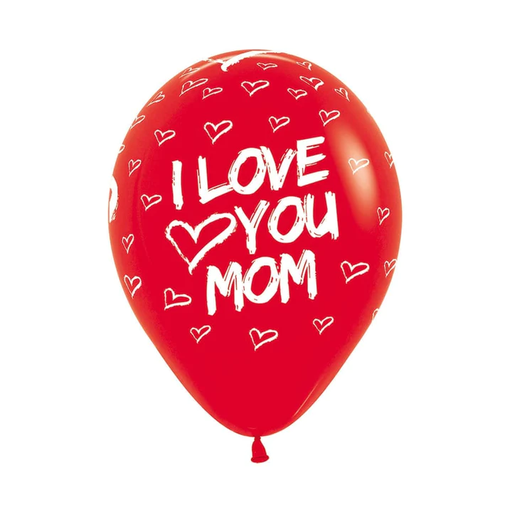 [GLOBOS] R-12 INF I LOVE YOU MOM  F ROJO