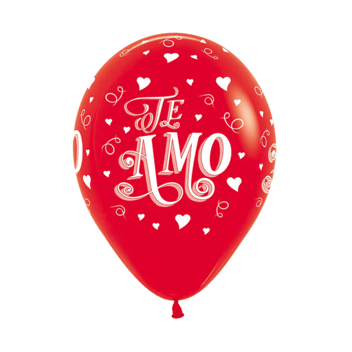 [GLOBOS] R-12 INF TE AMO F ROJO