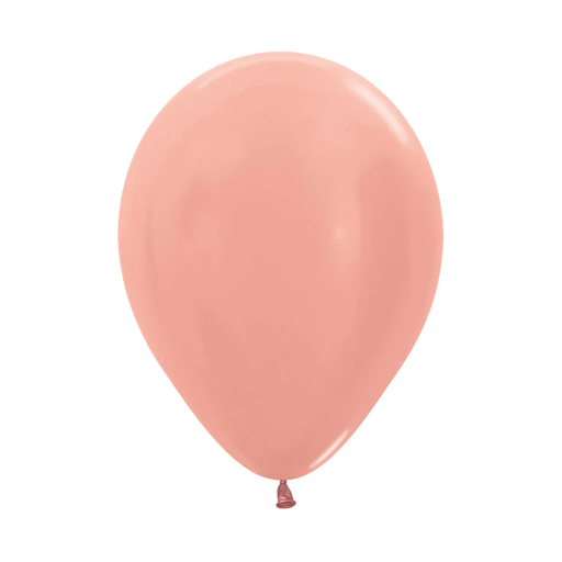 [GLOBOS] R-12 M DORADO ROSA