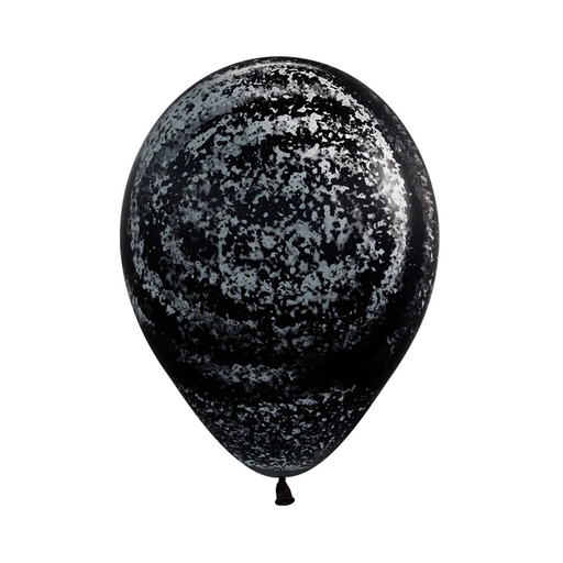 [GLOBOS] R-12 MINK PLATA GRAFFITI  F NEGRO