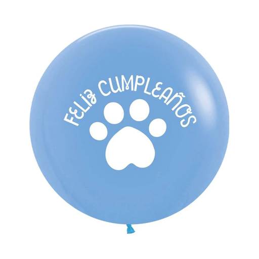 [GLOBOS] R-24 IMP FC HUELLITAS NIÑO F AZUL