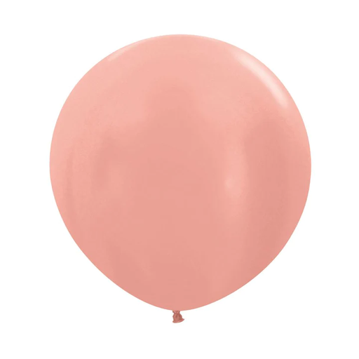 [GLOBOS] R-24 M DORADO ROSA